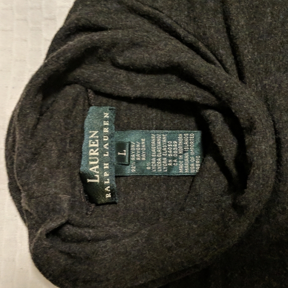 Ralph Lauren Turtleneck| Grey | size L - Picture 2 of 2